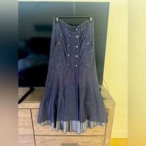 Byron Lars Jean skirt. Brand new. Size 4.